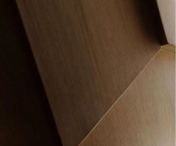 Angular timber detail from Crestline's supplied brand image